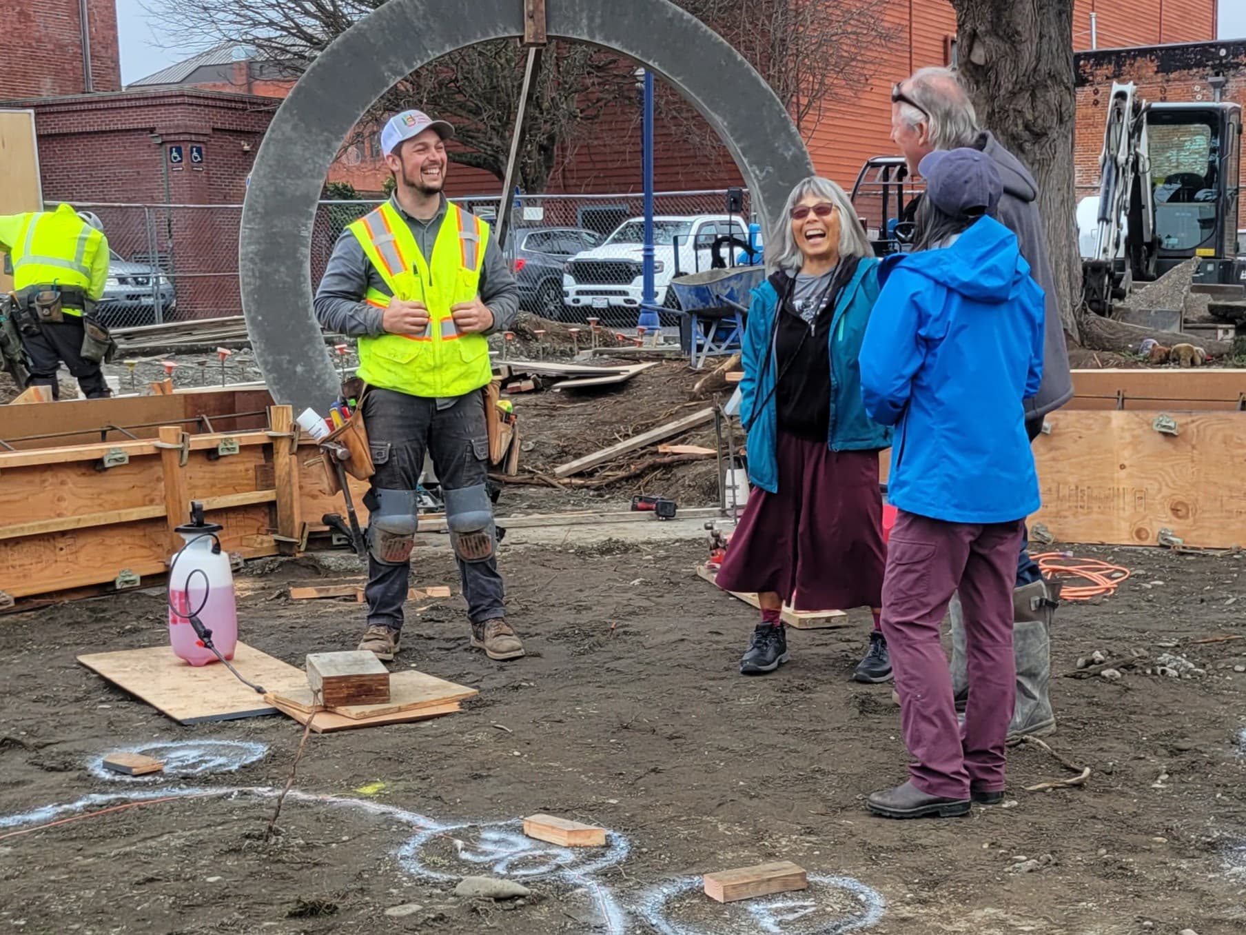 Work Underway on Eureka Chinatown Monument